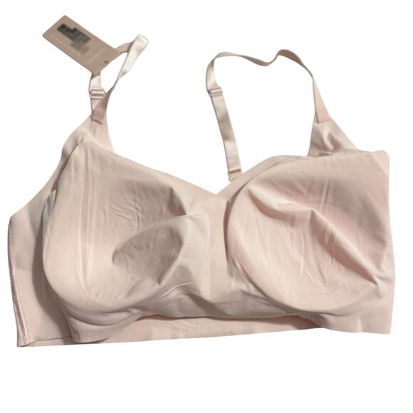 Calvin Klein Womens Invisibles Lightly Lined Triangle Bralette Bra QF5753 Pink L - Picture 5 of 11